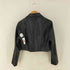 ザラ ZARA ショート丈フェイクレザージャケット レディース import:M