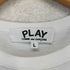 プレイコムデギャルソン PLAY COMME des GARCONS AD2009 ハートワッペン 両面プリントクルーネックTシャツ レディース L