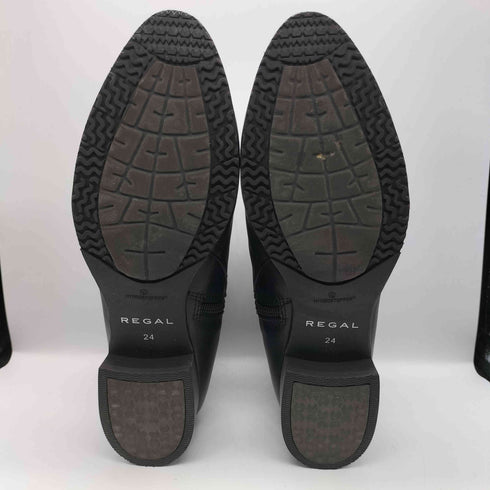 リーガル REGAL GORE-TEX レザー サイドジップ ショートブーツ レディース JPN:24
