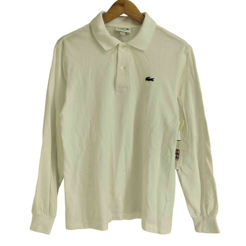 ラコステ LACOSTE CLASSIC FIT ロゴ刺繍 長袖ポロシャツ メンズ import:XS