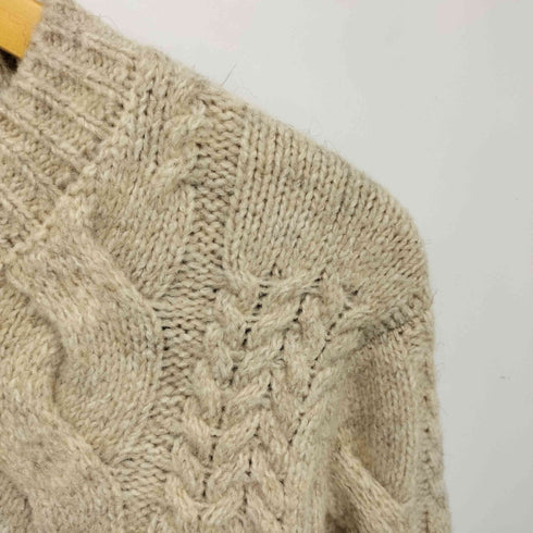 ザラ ZARA Textured Cable Knit Sweater ケーブルニットセーター メンズ import:M