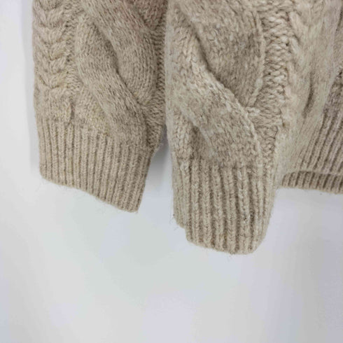 ザラ ZARA Textured Cable Knit Sweater ケーブルニットセーター メンズ import:M