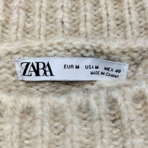 ザラ ZARA Textured Cable Knit Sweater ケーブルニットセーター メンズ import:M