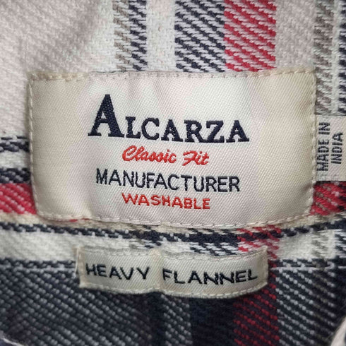 アルカルザ ALCARZA ヘビーウェイト ネルシャツ メンズ M
