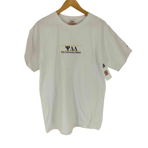 バテンウエア Battenwear USA製 フロント刺繍クルーネックTシャツ メンズ M