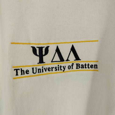 バテンウエア Battenwear USA製 フロント刺繍クルーネックTシャツ メンズ M