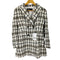ザラ ZARA ツイードロングブレザー ダブルブレストテーラードジャケット レディース import:S