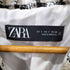 ザラ ZARA ツイードロングブレザー ダブルブレストテーラードジャケット レディース import:S