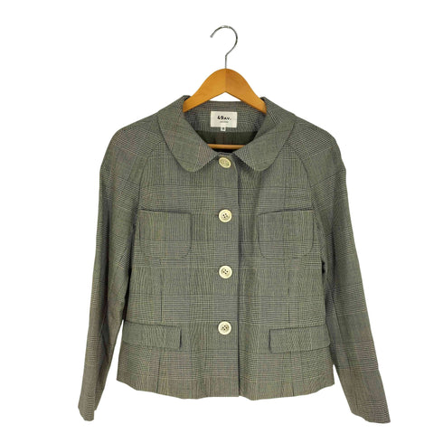 フォーティーナインアヴェニュージュンコシマダ 49AV.Junko Shimada 4ポケット チェック シャツ ジャケット レディース JPN:38