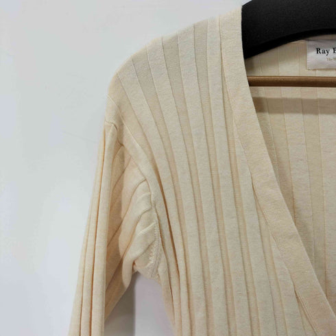 レイビームス Ray BEAMS チュール キリカエ ロング Vネック カーディガン レディース