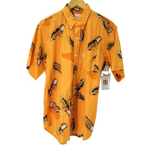 カールヘルム Karl Helmut スニーカープリント s/s bdシャツ メンズ JPN:L