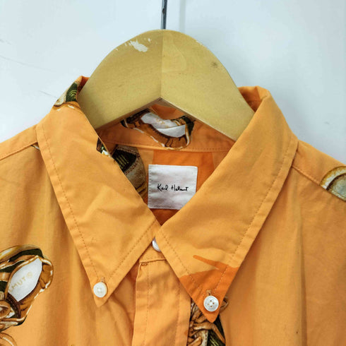 カールヘルム Karl Helmut スニーカープリント s/s bdシャツ メンズ JPN:L