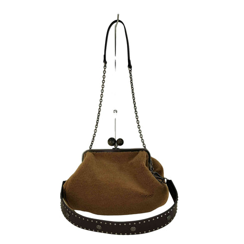 ウィークエンドマックスマーラ Weekend Max Mara PASTICCINO レザー ストラップ がま口 ショルダーバッグ レディース