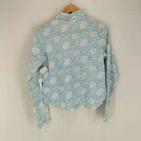 アニエスベー agnes b. PARIS フラワーデザインシャツ レディース 40