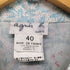 アニエスベー agnes b. PARIS フラワーデザインシャツ レディース 40