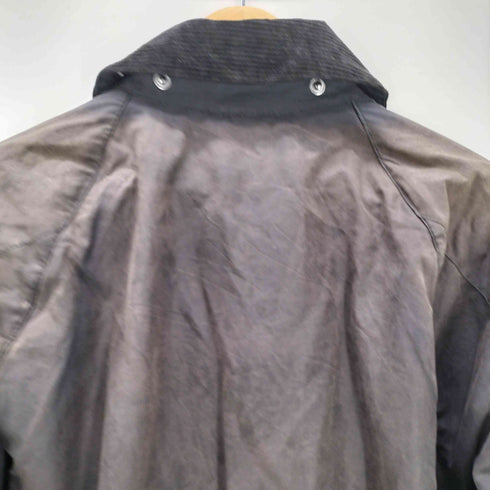 バブアー Barbour 縦ワラント 英国製 裏地チェック BEAUFORT WAX JACKET ビューフォート ワックス ジャケット 縦ワラント メンズ