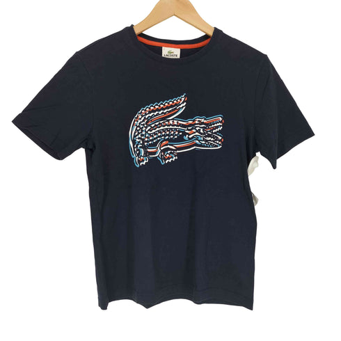 ラコステ LACOSTE フロントプリントクルーネックTシャツ メンズ 3