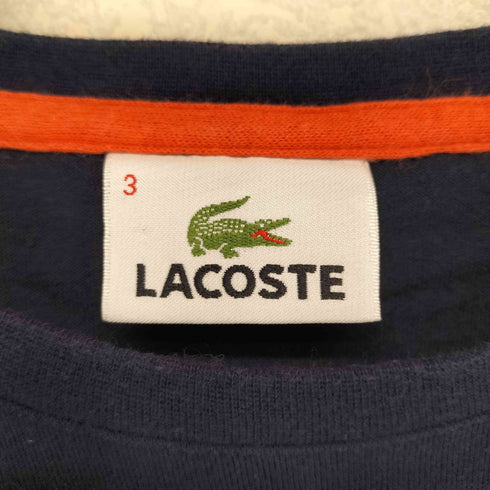ラコステ LACOSTE フロントプリントクルーネックTシャツ メンズ 3