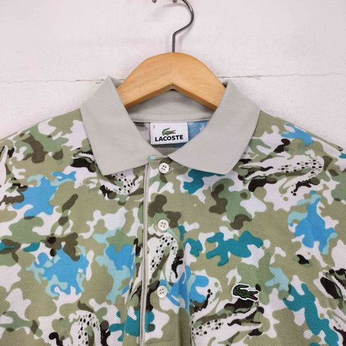 ラコステ LACOSTE カモ柄ポロシャツ メンズ 3