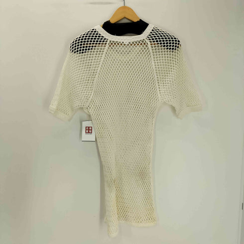 エルエルビーン L.L.Bean 80S Vネック S/S メッシュ Tシャツ レディース 42-44