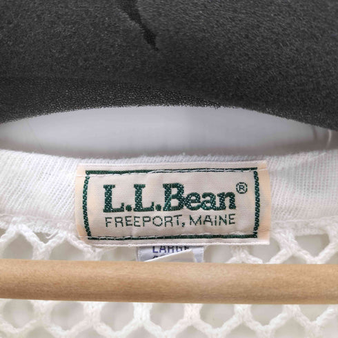 エルエルビーン L.L.Bean 80S Vネック S/S メッシュ Tシャツ レディース 42-44