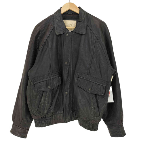 MASSIMO A-2型 裏地キルティング レザージャケット メンズ import:M