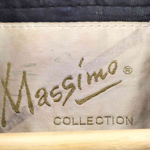 MASSIMO A-2型 裏地キルティング レザージャケット メンズ import:M