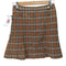 バーバリーブルーレーベル BURBERRY BLUE LABEL ノバチェック柄 ウール混 フレアスカート レディース JPN:36