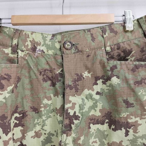 ユーロミリタリー Euro military イタリア軍 リップストップ カモフラ フィールドパンツ メンズ