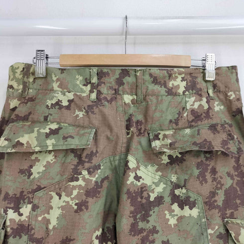 ユーロミリタリー Euro military イタリア軍 リップストップ カモフラ フィールドパンツ メンズ