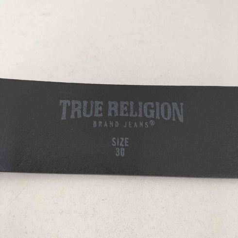 トゥルーレリジョン TRUE RELIGION ラインストーンブラックベルト メンズ 30