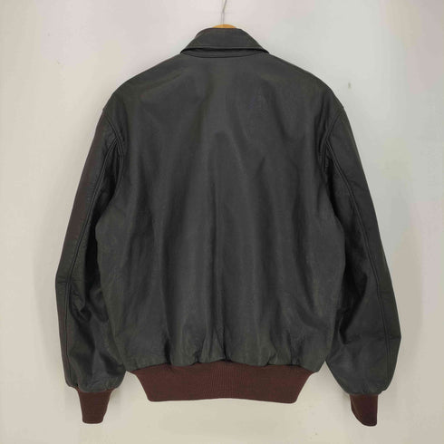 エルエルビーン L.L.Bean 80s USA製 ロケットTALON A-2 Type Leather Jacket メンズ US:42