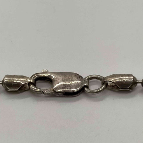 italy 925刻印 ボールチェーン ネックレス メンズ