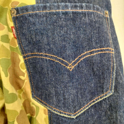 ジュンヤワタナベコムデギャルソンマン JUNYA WATANABE COMME des GARCONS MAN AD2018 再構築クロップドデニム メンズ L