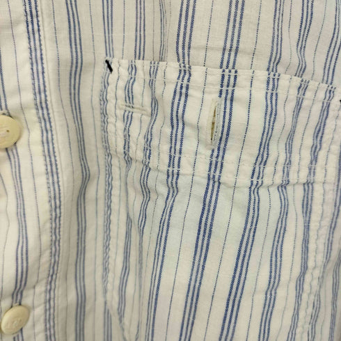 ダブルアールエルラルフローレン RRL RALPH LAUREN L/S ストライプシャツ マチ付き 1つ星 メンズ JPN:M