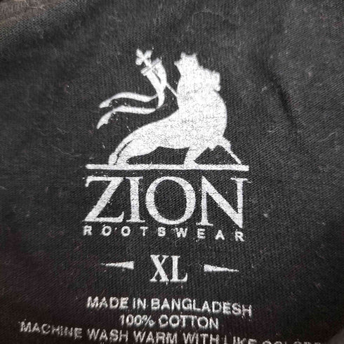 ザイオンルーツウェア ZION ROOTSWEAR ミュージックプリントクルーネックTシャツ メンズ import:XL
