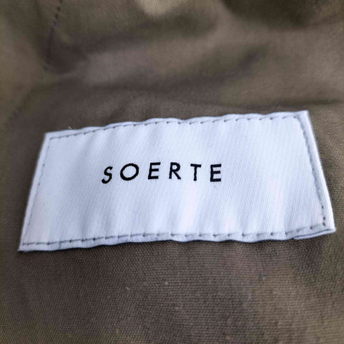 ソエルテ soerte ポリレーヨン3タックワイドバルーントラウザー メンズ JPN:1