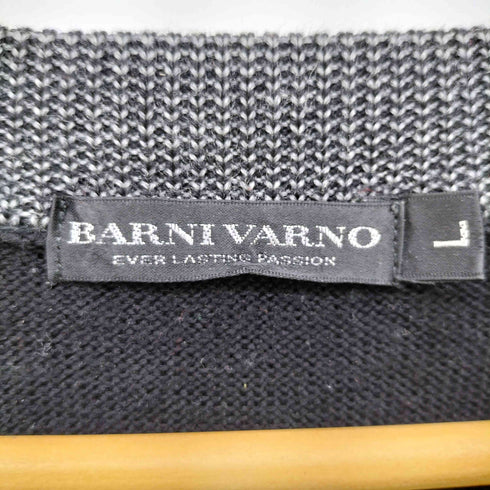 BARNI VARNO 日本製 両面 ワッペン ウール ニット メンズ import:L