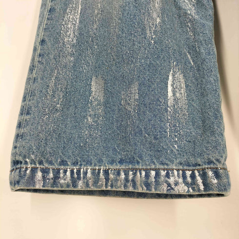 CAMPHOR WOOD wide baggy silver coating denim trousers メンズ JPN:M