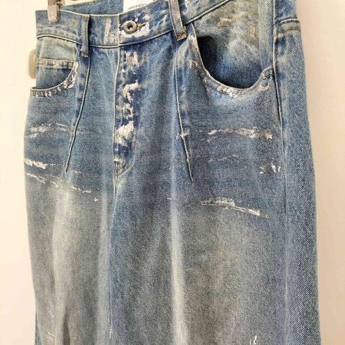 CAMPHOR WOOD wide baggy silver coating denim trousers メンズ JPN:M