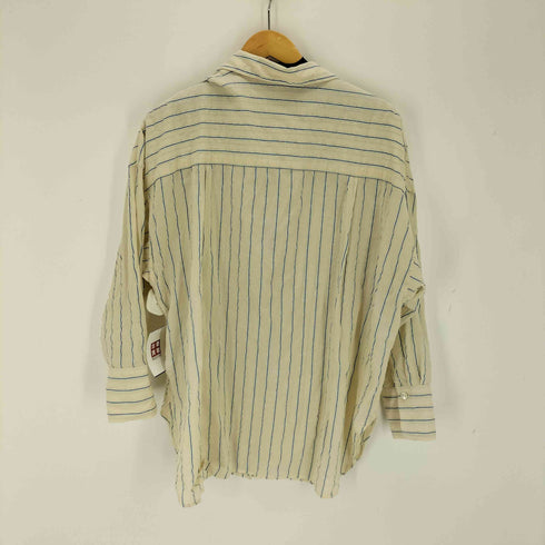 アーバンリサーチ URBAN RESEARCH 25SS インドコットンサッカーストライプシャツ レディース FREE