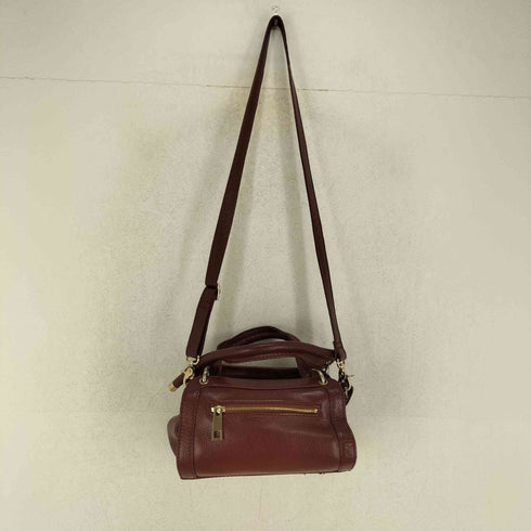 2WAY レザーショルダーバッグ レディース