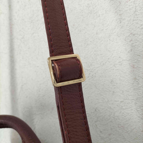 2WAY レザーショルダーバッグ レディース