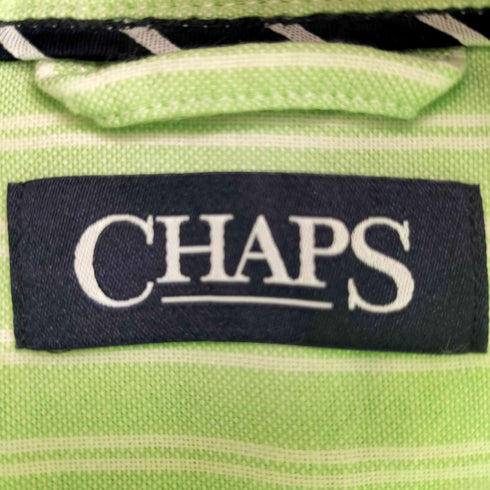 チャップスラルフローレン CHAPS RALPH LAUREN ストライプ L/S BDシャツ メンズ import:S