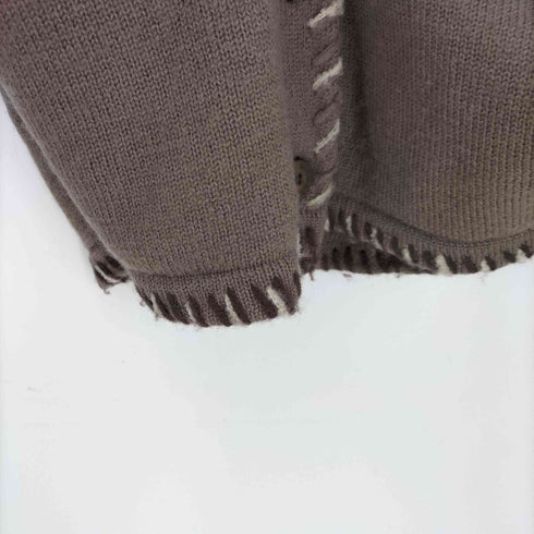 micmac PARIS バイカラー ニット ジャケット レディース