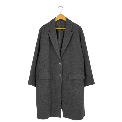 ユニクロ UNIQLO ウールブレンドロングPコート レディース 3XL