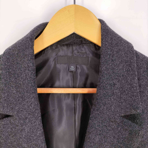 ユニクロ UNIQLO ウールブレンドロングPコート レディース 3XL