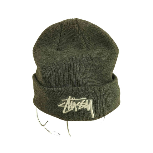 ステューシー Stussy ロゴ刺繍 ビーニー ニット帽 メンズ