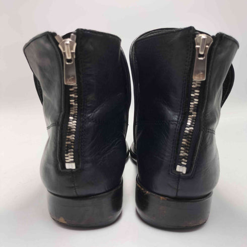 nil admirari vibramソール バックジップ ドレープブーツ メンズ JPN:40