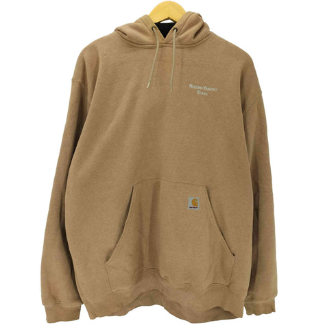 カーハート Carhartt 00S メキシコ製 NUCOR-YAMATO STEEL 企業ロゴ プルオーバー パーカー メンズ import:XL